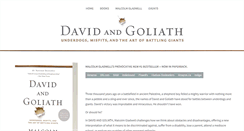 Desktop Screenshot of gladwellbooks.com