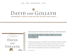 Tablet Screenshot of gladwellbooks.com